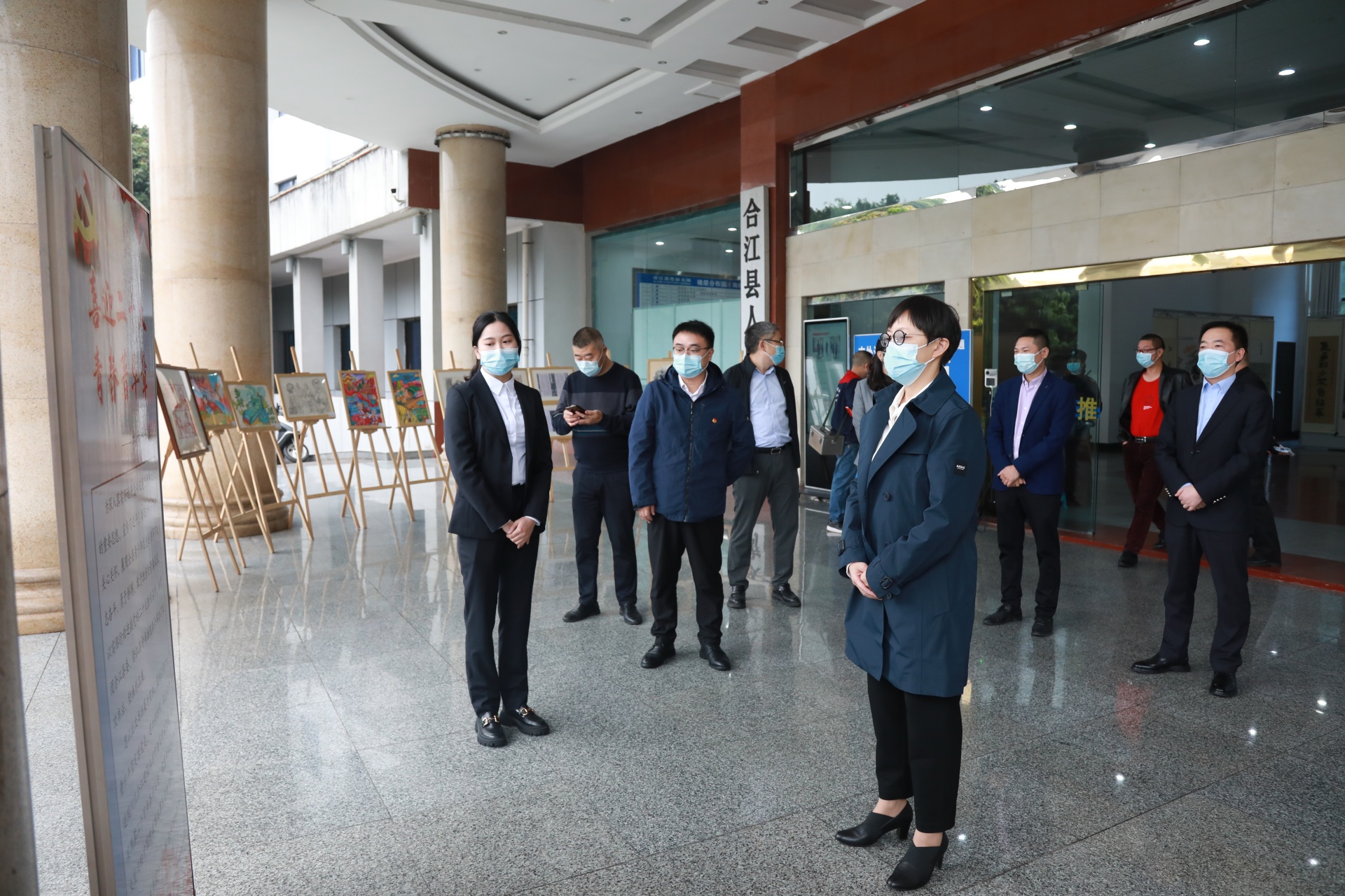 合江县举办诗书画摄影作品展献礼党的二十大 第 2 张