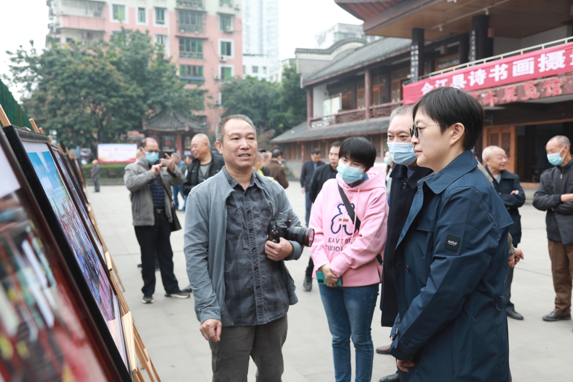 合江县举办诗书画摄影作品展献礼党的二十大 第 3 张