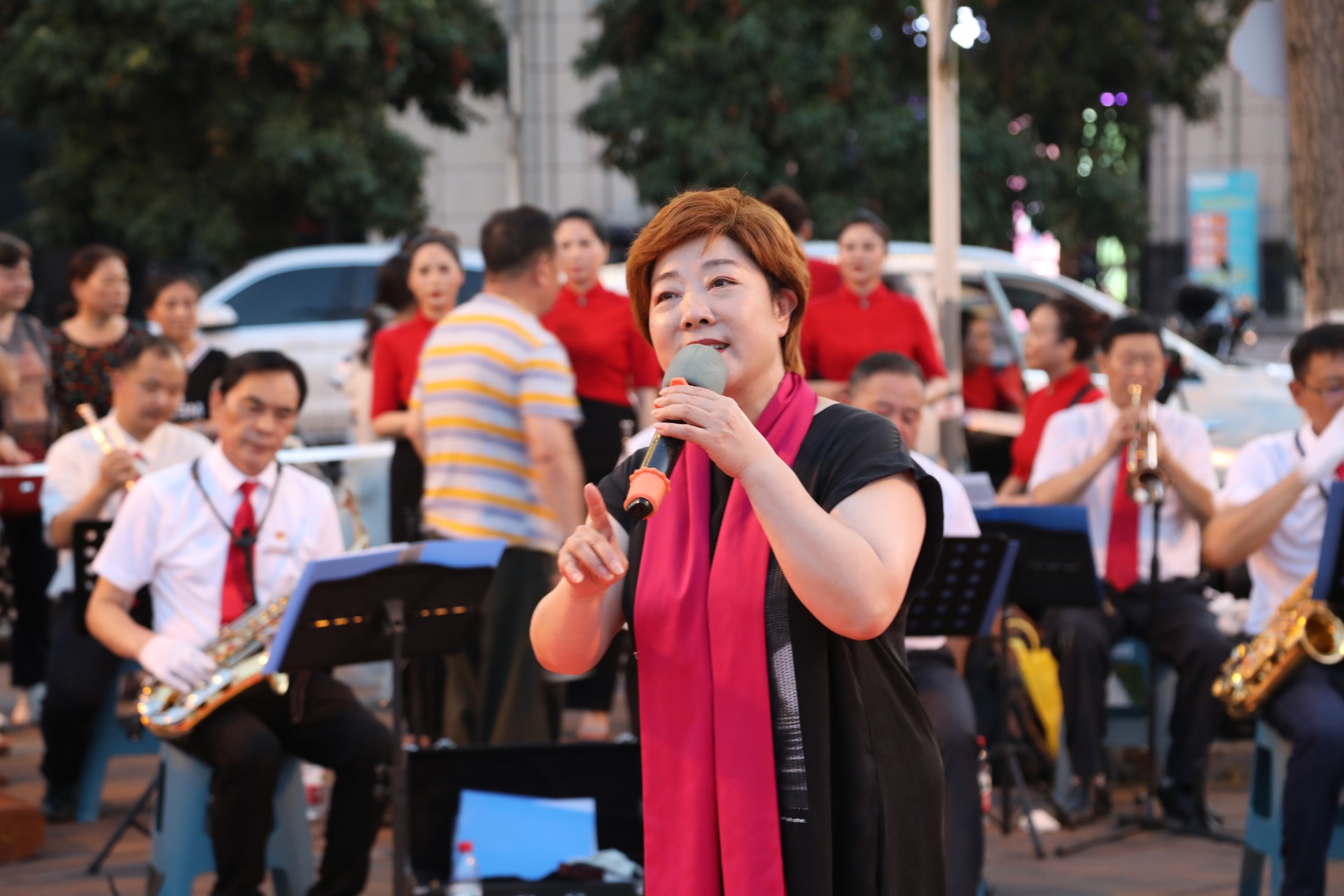 合江县荔工乐团举办庆祝建党101周年歌咏会 第 2 张