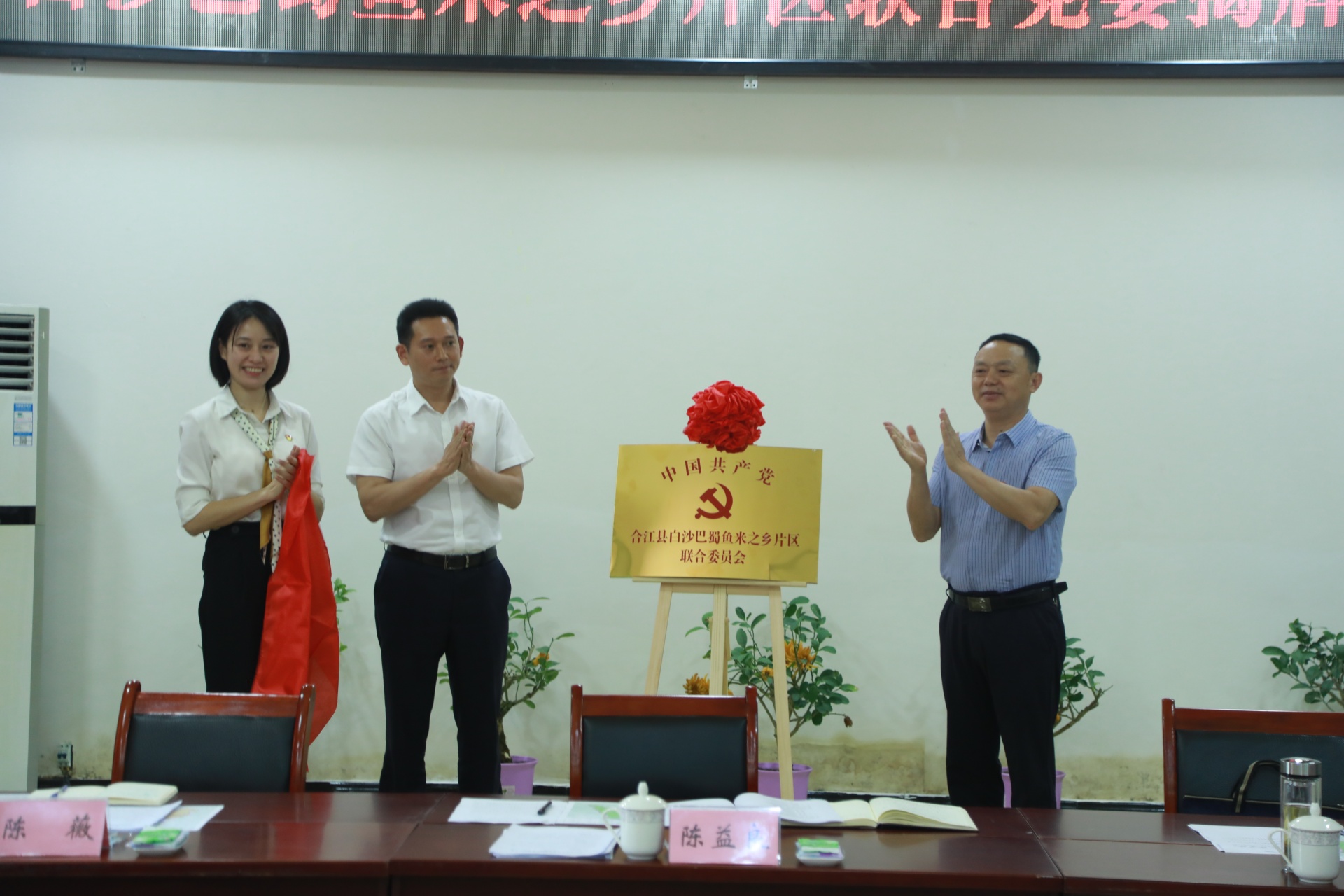 党建引领促发展，合江白沙巴蜀鱼米之乡片区联合党委揭牌成立 第 2 张