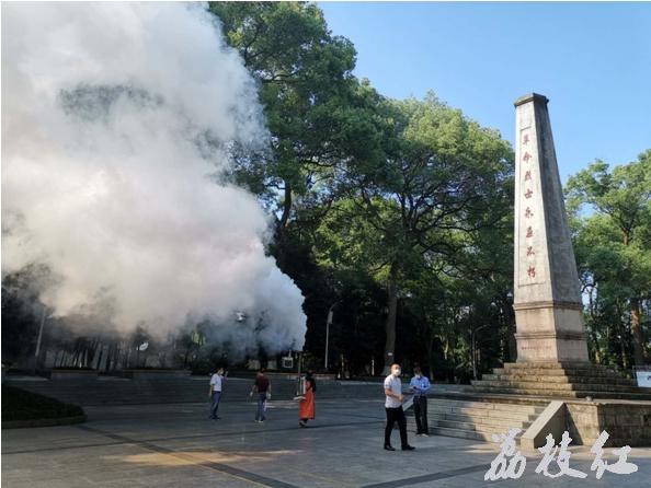 合江县退役军人事务局预防为主，防治结合，积极做好病虫害防治工作