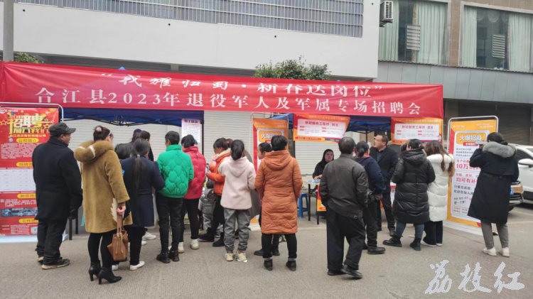 “戎耀归属·新春送岗位” 合江县巡回开展退役军人及军属专场招聘会 第 3 张